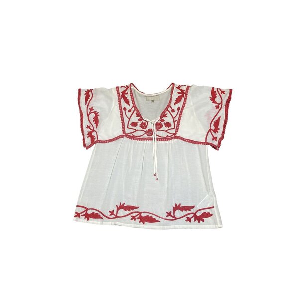 Pedro del Hierro Embroidered Boho Top EUR Large  Boho * Casual * Vacation - Picture 8 of 12